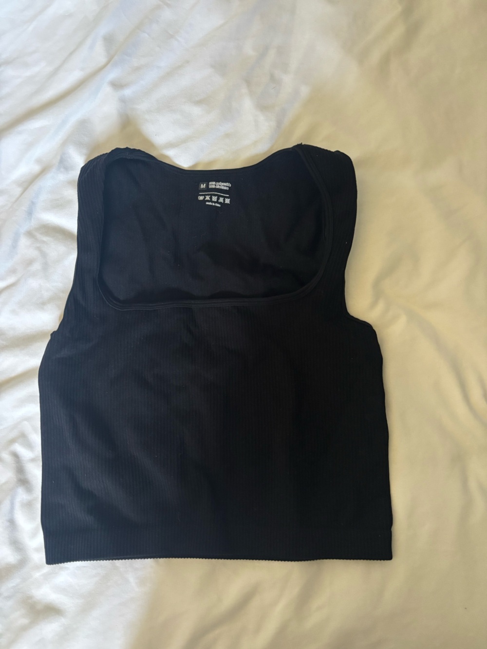 2 TANKS: Black and Green Ribbed Tank Top - Women's Classic Scoop Neck